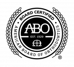Board Certified by American Board of Orthodontics Logo